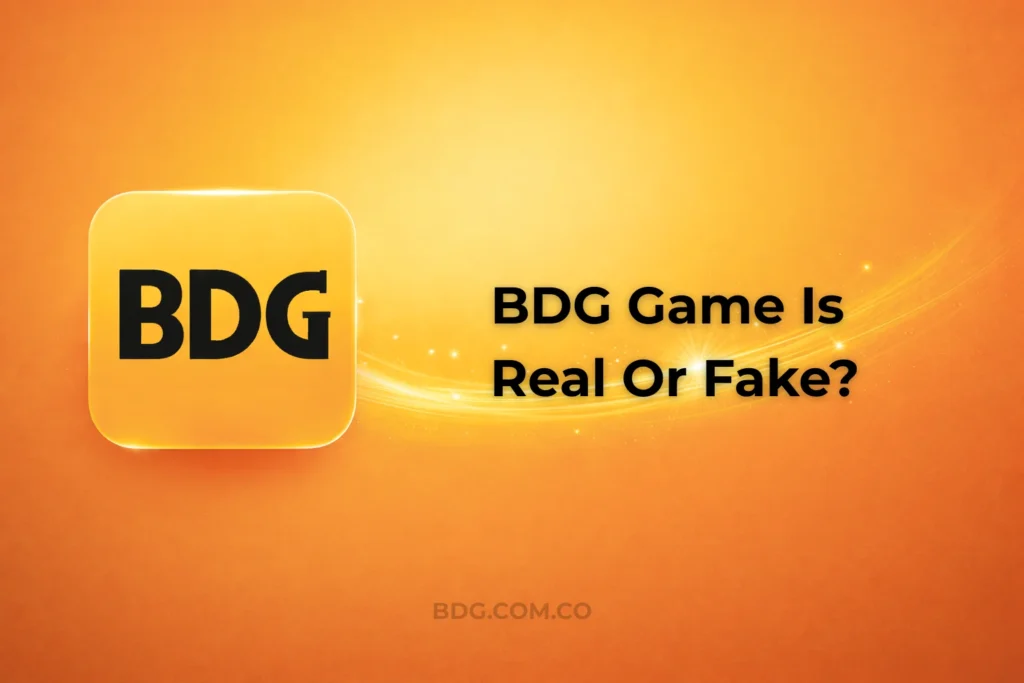 BDG GAME IS REAL OR FAKE ?